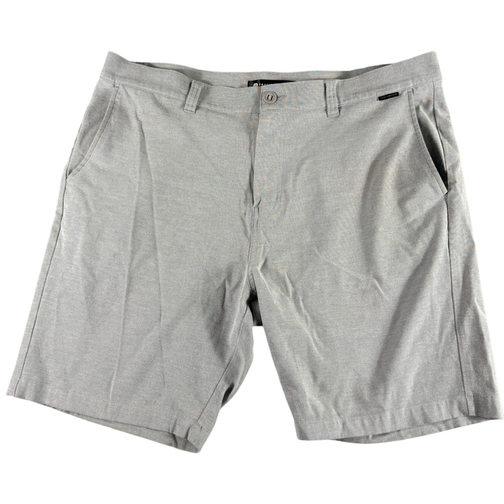 Travis Mathew Shorts Men's 40 Gray Stretch Performance Golf Casual Outdoors Golf
